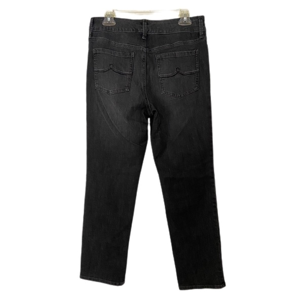 Gloria Vanderbilt Shape Effect Tummy Sculpt Straight Light Black Size 10 - Picture 2 of 11